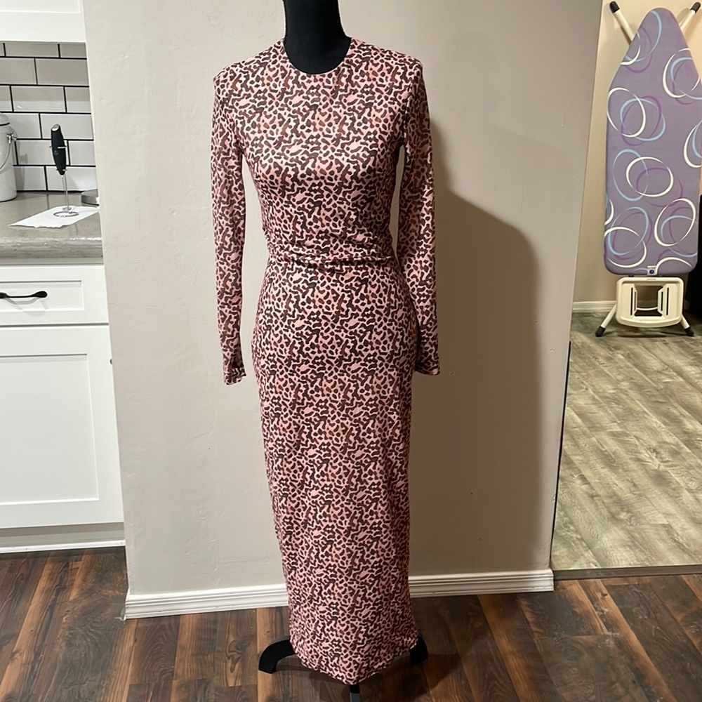 House of CB animal style print Bodycon midi dress - Picture 5 of 10